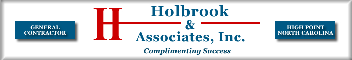 Holbrook and Associates, General contractor, High Point, NC